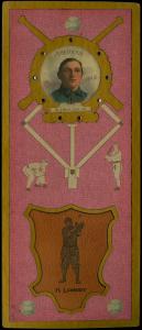 Picture, Helmar Brewing, L3-Helmar Cabinet Card # 99, Hans Lobert, Portrait, Cincinnati Reds