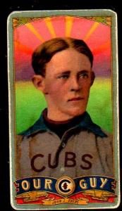 Picture of Helmar Brewing Baseball Card of Johnny EVERS, card number 120 from series Helmar Our Guy