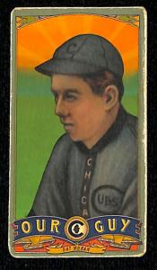 Picture, Helmar Brewing, Our Guy Card # 127, Pat Moran, Looking down, Chicago Cubs