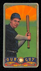 Picture, Helmar Brewing, Our Guy Card # 153, Ed Hahn, Bat out, Chicago White Sox