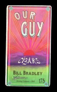 Picture, Helmar Brewing, Our Guy Card # 175, Bill Bradley, Portrait, no cap, Cleveland Indians
