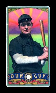 Picture, Helmar Brewing, Our Guy Card # 178, Elmer FLICK (HOF), With bat, Cleveland Indians