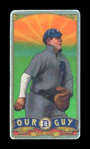 Picture, Helmar Brewing, Our Guy Card # 28, Oscar Stanage, Catcher's mitt, Detroit Tigers