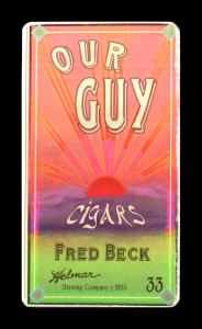 Picture, Helmar Brewing, Our Guy Card # 33, Fred Beck, Fielding, Boston Doves