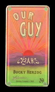 Picture, Helmar Brewing, Our Guy Card # 39, Buck Herzog, Portrait, Boston Doves