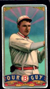 Picture, Helmar Brewing, Our Guy Card # 43, Lew Richie, Batting stance, Boston Doves