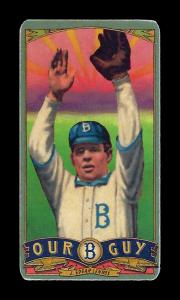 Picture, Helmar Brewing, Our Guy Card # 59, Ed Lennox, Hands Up, Brooklyn Superbas