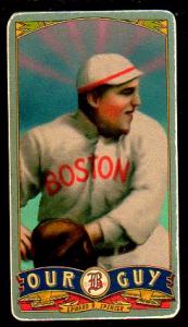 Picture, Helmar Brewing, Our Guy Card # 62, Tubby Spencer, About to throw, Boston Red Sox