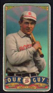 Picture, Helmar Brewing, Our Guy Card # 70, Heinie Wagner, Bat on left shoulder, Boston Red Sox