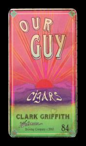 Picture, Helmar Brewing, Our Guy Card # 84, Clark GRIFFITH (HOF), Portrait, Cincinnati Reds