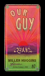 Picture, Helmar Brewing, Our Guy Card # 87, Miller HUGGINS (HOF), Portrait, Cincinnati Reds