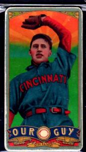 Picture, Helmar Brewing, Our Guy Card # 99, Dode Paskert, Arm high, Cincinnati Reds