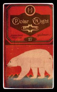 Picture, Helmar Brewing, Helmar Polar Night Card # 117, Ray Chapman, Toss follow through, Cleveland Indians