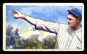 Picture of Helmar Brewing Baseball Card of Waite HOYT, card number 121 from series Helmar Polar Night
