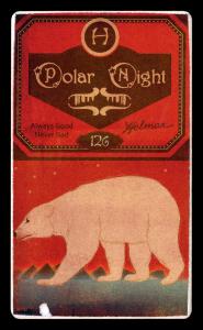 Picture, Helmar Brewing, Helmar Polar Night Card # 126, Roy CAMPANELLA (HOF), Batting follow through, Brooklyn Dodgers