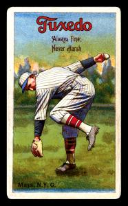 Picture of Helmar Brewing Baseball Card of Carl Mays, card number 127 from series Helmar Polar Night