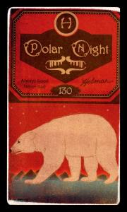 Picture, Helmar Brewing, Helmar Polar Night Card # 130, Bob Williams, Full gear, catching side view, New York Highlanders