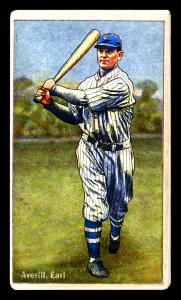 Picture of Helmar Brewing Baseball Card of Earl AVERILL, card number 131 from series Helmar Polar Night