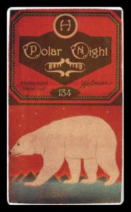 Picture, Helmar Brewing, Helmar Polar Night Card # 134, Ken Williams, Swinging follow through, Boston Americans