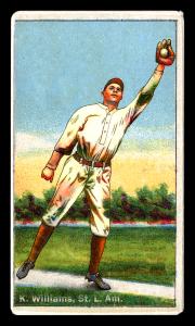 Picture of Helmar Brewing Baseball Card of Ken Williams, card number 136 from series Helmar Polar Night