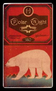 Picture, Helmar Brewing, Helmar Polar Night Card # 140, Jake Atz, Leaning back with bat up, Chicago White Sox
