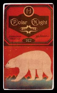 Picture, Helmar Brewing, Helmar Polar Night Card # 142, Frank BAKER (HOF), Long batting stride, Philadelphia Athletics
