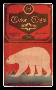 Picture, Helmar Brewing, Helmar Polar Night Card # 144, Ty COBB (HOF), Bat far forward, Philadelphia Athletics