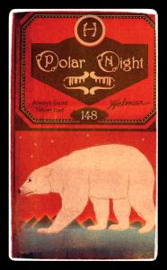 Picture, Helmar Brewing, Helmar Polar Night Card # 148, Tris SPEAKER (HOF), Leg up, mitt stretched far , Cleveland Indians
