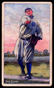 Picture of Helmar Brewing Baseball Card of Del Baker, card number 149 from series Helmar Polar Night