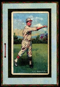 Picture of Helmar Brewing Baseball Card of Grover Cleveland ALEXANDER (HOF), card number 156 from series Helmar Polar Night
