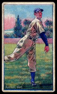 Picture, Helmar Brewing, Helmar Polar Night Card # 162, Elden Aucker, Pitching follow through, Detroit Tigers