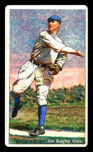 Picture of Helmar Brewing Baseball Card of Jim Bagby, card number 163 from series Helmar Polar Night