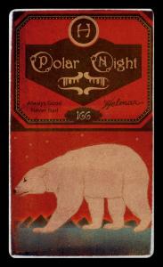 Picture, Helmar Brewing, Helmar Polar Night Card # 166, Mark Baldwin, Holding ball high, Chicago White Stockings