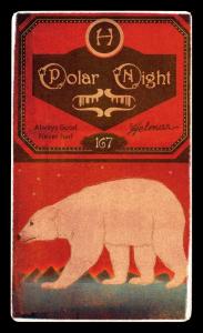 Picture, Helmar Brewing, Helmar Polar Night Card # 167, Neal Ball, Hands on knees, New York Highlanders