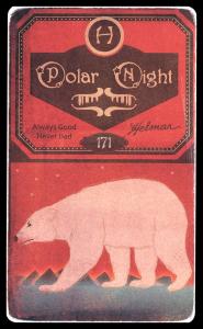 Picture, Helmar Brewing, Helmar Polar Night Card # 171, Ginger Beaumont, Batting pose, Pittsburgh Pirates
