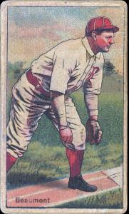 Picture of Helmar Brewing Baseball Card of Ginger Beaumont, card number 172 from series Helmar Polar Night