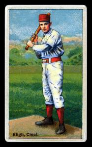 Picture of Helmar Brewing Baseball Card of Ned Bligh, card number 176 from series Helmar Polar Night