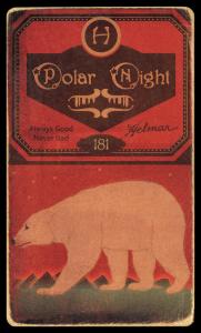 Picture, Helmar Brewing, Helmar Polar Night Card # 181, Dick Buckley, Foot forward, bat up, Indianapolis Hoosiers