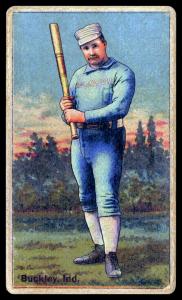 Picture of Helmar Brewing Baseball Card of Dick Buckley, card number 181 from series Helmar Polar Night