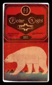 Picture, Helmar Brewing, Helmar Polar Night Card # 185, Mickey COCHRANE, Bat horizontal, Detroit Tigers