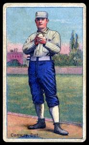 Picture, Helmar Brewing, Helmar Polar Night Card # 187, Pete Conway, Ball held at chest two hands, Detroit Wolverines