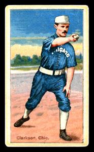 Picture of Helmar Brewing Baseball Card of John CLARKSON, card number 18 from series Helmar Polar Night