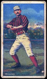Picture, Helmar Brewing, Helmar Polar Night Card # 191, Pat Deasley, Leaning back to throw, New York Giants