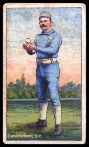 Picture of Helmar Brewing Baseball Card of Dude Esterbrook, card number 195 from series Helmar Polar Night