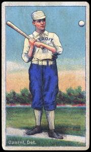 Picture of Helmar Brewing Baseball Card of Charlie Ganzel, card number 203 from series Helmar Polar Night