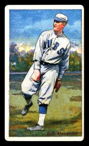 Picture of Helmar Brewing Baseball Card of Grover Cleveland ALEXANDER (HOF), card number 210 from series Helmar Polar Night