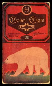 Picture, Helmar Brewing, Helmar Polar Night Card # 211, Fred Jevne, Arms way up, Minneapolis Millers