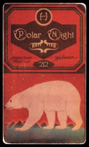Picture, Helmar Brewing, Helmar Polar Night Card # 212, Jimmy Archer, Playing catch, hand way up, Chicago Cubs