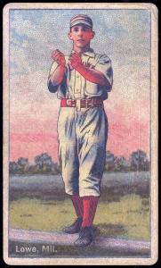 Picture of Helmar Brewing Baseball Card of Bobby Lowe, card number 216 from series Helmar Polar Night