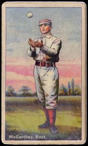 Picture of Helmar Brewing Baseball Card of Tommy McCARTHY, card number 219 from series Helmar Polar Night
